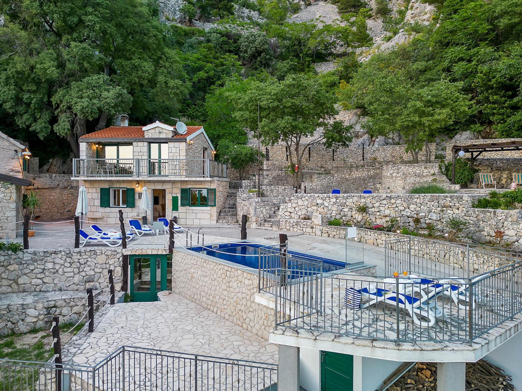 Stonehouse Residence In Makarska With Heated Pool Eksteriør bilde